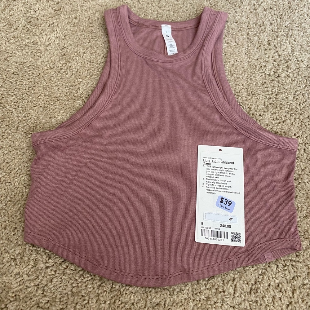 BRAND NEW Lululemon Crop Tank